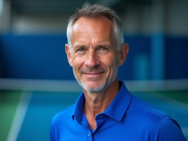 Portrait von Michael Schmidt, Head Coach bei Gletschertennis